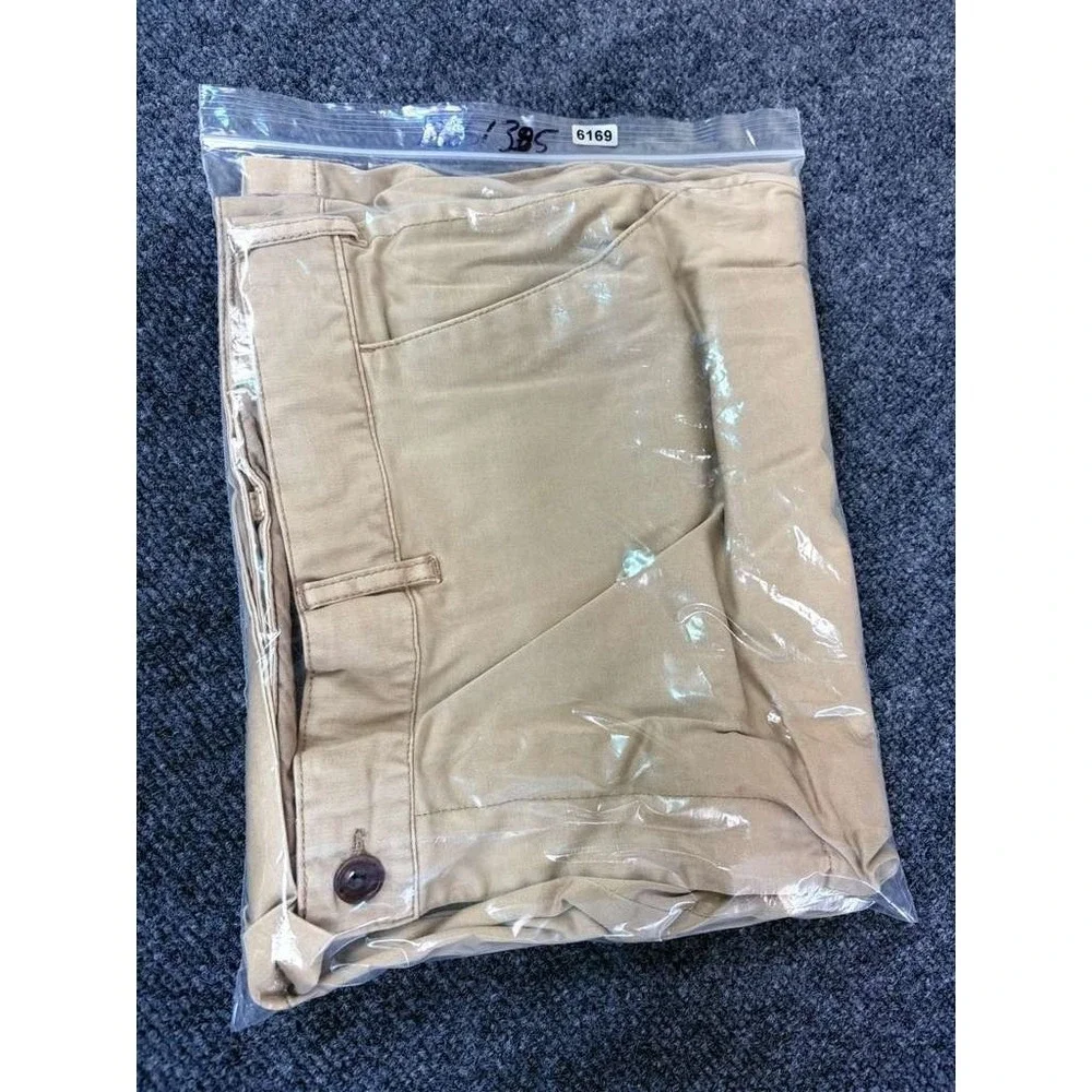 Faherty Shorts Mens 40 Khaki Brown Stretch Chino Performance 9